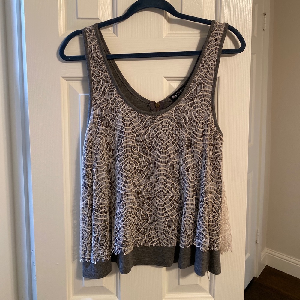 Lace tank top
